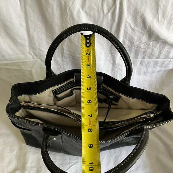 Michael Kors Black Pebble Leather Large Satchel - Picture 9 of 9